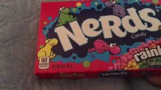 ASMR Rainbow Nerds Box Tapping/Scratching (no eating)