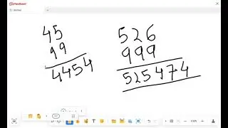 Magic trick multiplication of 99 , 999, 9999 must see #multiplication #magic #magictrick #viral 