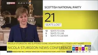 SNP Leader Nicola Sturgeon holds news conference