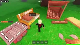 playing survive 99 days in the forest for the best score