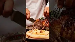 🥩 Lebanese Big Piece of Camel Roast 🇱🇧 | Traditional Middle Eastern Feast Recipe