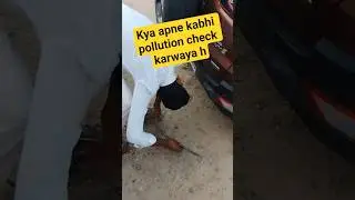 How to check Pollution in car #shorts #puc #ecosprt