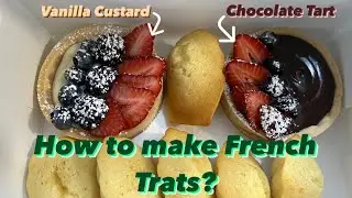SIMPLE Recipes: How to make a Chocolate Tart & Fruit Tart? New York City Cooking Class NYC #french