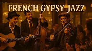 French Gypsy Jazz | 1940s Paris Caf&eacute; Swing 🎻☕ | No Copyright Music