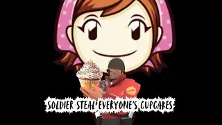 Солдат TF2 (fakeyou.ai) крадет кексы у всех