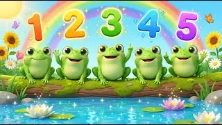 Five Little Speckled Frogs Learn Numbers with kiddy Rhymes & Kids Songs