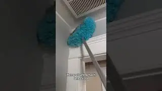 Ceiling Fan Cleaner Duster with Extension Pole, 1 Set Dust Removal Brush, Removable and Washable