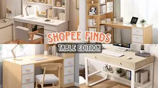 Shopee Finds🛒 TABLE Edition | study table, computer table, study desk