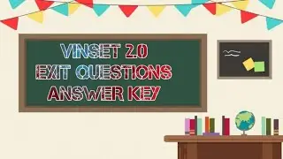 ANSWER KEY DAY 1 ALL EXIT QUESTIONS || VINSET 2.0