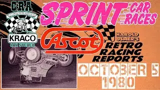 Dean Thompson sets the win record! CRA Ascot Park October 5, 1980  (ep 076)