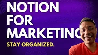 How to Use #notion For #marketing