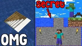 I MADE A SECRET UNDERWATER HOUSE IN MINECRAFT