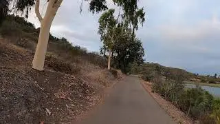 Running on the Lake Miramar Trail - Whole loop - 8/19/2021