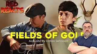 Red Reacts | Reaction To Dimas Senopati | Fields of Gold (Acoustic Cover)