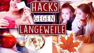 HACKS GEGEN LANGEWEILE im HERBST! 🍁 #FALLinLOVE