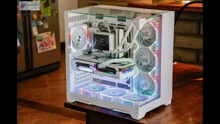 Cube Mars Gaming MC Vision blanc Ryzen 7800X3D RX 9070XT Asrock SL