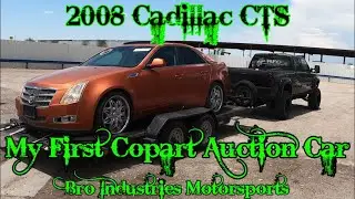 My First Copart Auction Car 2008 CTS