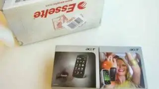 Acer neoTouch beTouch E200 E100 mega unboxing
