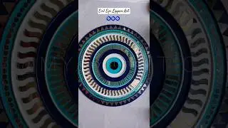 Evil eye themed Lippan Art/ Evil eye wall hanging/ Lippan art materials/ Wall hanging diy/ clay DIYs