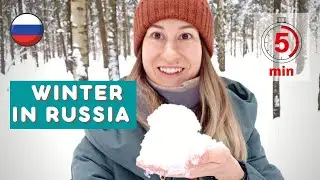 Walking in Moscow region: snowy Russian winter 2022 ❄