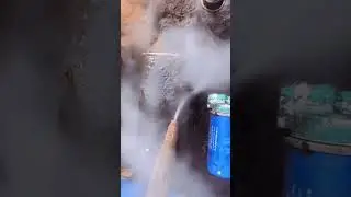 Special assistant is steam machine clean construction Equipment Part342#Steamwashing