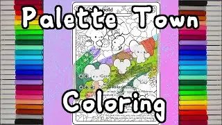 Palette Town Coloring - Episode 1 - Pok&eacute;mon Coloring