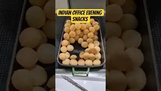 Indian Office Evening Snacks 😋 #food #officefood #officialvideo #viralshorts #visa