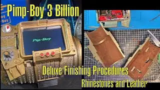 Fallout Pimp-Boy 3 Billion | Rhinestones & Leather in Stop Motion & Timelapse (Vault-Tec Build Tape)