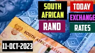 SOUTH AFRICAN RAND EXCHANGE RATES TODAY 11 October 2023