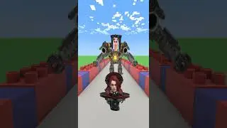 Build a Queen Run Challenge with Astro duchess and Titan Duchess Astro😁😄 #shortvideo