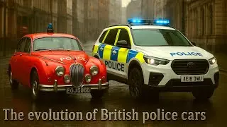 Дождливая эволюция британских полицейских автомобилей | Эволюция стали