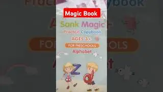 Magic Book For Practice Number and Alphabet and repeated Use #magic #shortsfeed #school