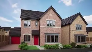 Miller Homes - Brookland Park, Acklam, Teesside, CGI Development Tour