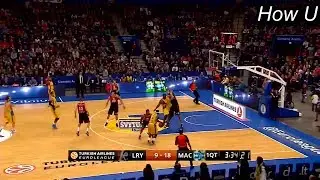Maccabi Tel Aviv Secondary Rim-Run Attack [Post Seal Drives / Early Post-Ups]