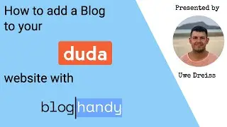 How to add a Blog to your Duda website with BlogHandy