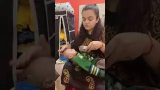 High fever🤒 #vaccine #baby #newborn #mom #youtubeshorts #shorts #lucknow #dollyvlog #dailyvlog #kid