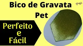 Como Fazer Bico de Gravata Pet | Perfeito e Prático | Jeito Fácil