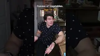 Opinions Of Vegetables At Different Ages.