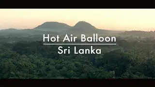 Sunrise hot air balloon in Sri Lanka