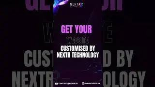 🌟 Get Your Custom Website Development by Nextr Technology 🚀 #web