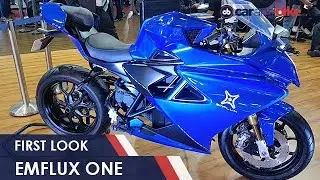 #AutoExpo2018: Emflux One, India's First Electric Superbike Unveiled