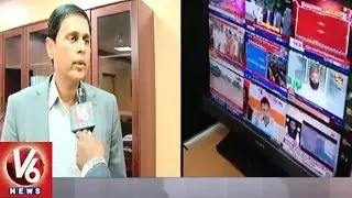 EC CEO Rajat Kumar Face To Face On Election Arrangements | Telangana Assembly Polls | V6 News
