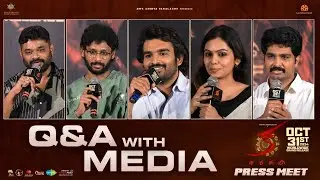 Q&A With Media @ KA Movie Press Meet | Kiran Abbavaram | Sujith | Sam CS | Shreyas Media