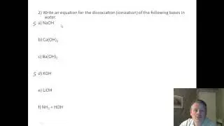 Acids 02 Worksheet - Strong Acids and Bases