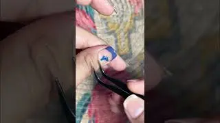 Easy butterfly 🦋 nail design #youtubeshorts #nailart #nails