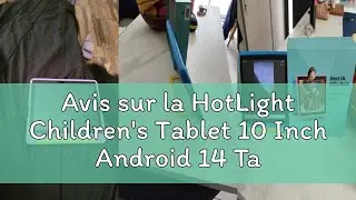 Avis sur la HotLight Children's Tablet 10 Inch Android 14 Tablet with 8GB+64GB (TF 1TB), Kids Octa-C
