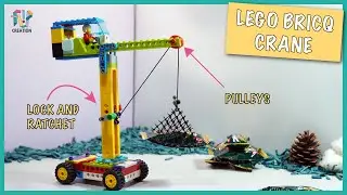 LEGO Tower Crane with LEGO Education BricQ Motion Essential 45401