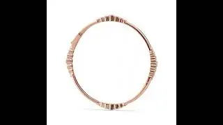 Elegant diamond bangle