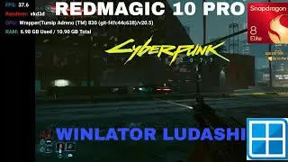 CYBERPUNK 2077 Snapdragon 8 Elite no Winlator Ludashi - Redmagic 10 Pro