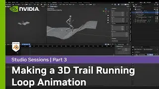 Making a 3D Trail Running Loop Animation w/ Alexandre Albisser Part 3: Procedural Animation Speed